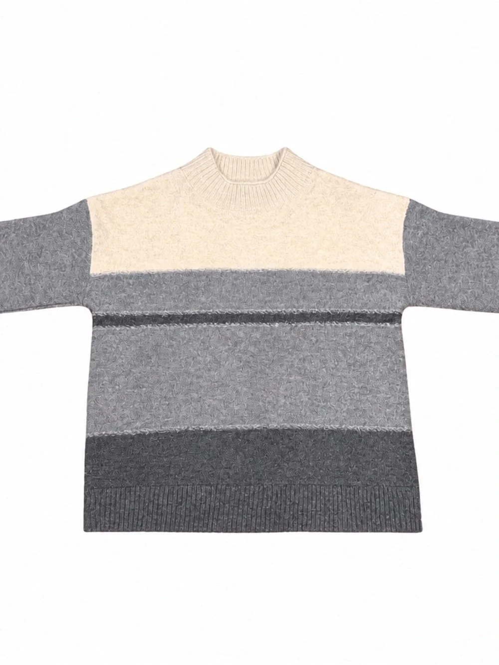 Universal tread mock neck sweater